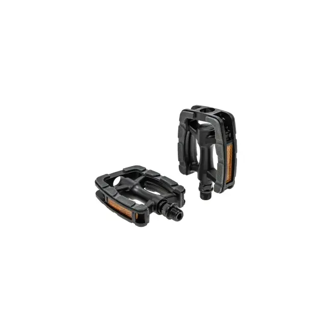 Pedale Marwi SP-822 PP, set, stanga-dreapta, reflectorizante, negru