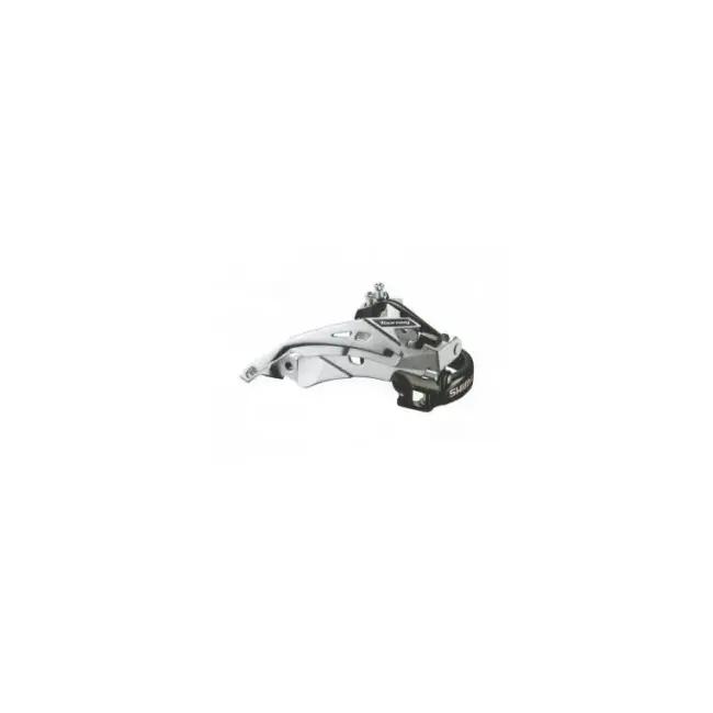 Schimbator fata 3x7/8 Shimano Tourney AFDTY700TSM6, 42T, Tragere dubla, argintiu