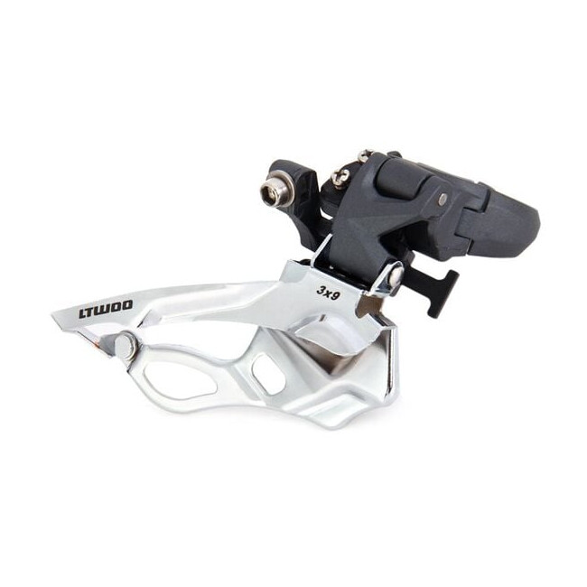 Schimbator fata 8 viteze L-Twoo FD V5108, Dual Pull, colier cu adaptor 31,8 mm, 32T
