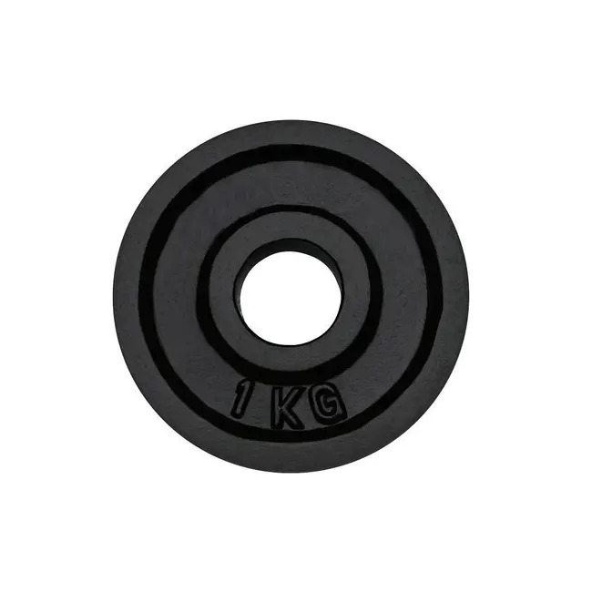 Disc Greutate Dhs Otel, 1 Kg, Negru