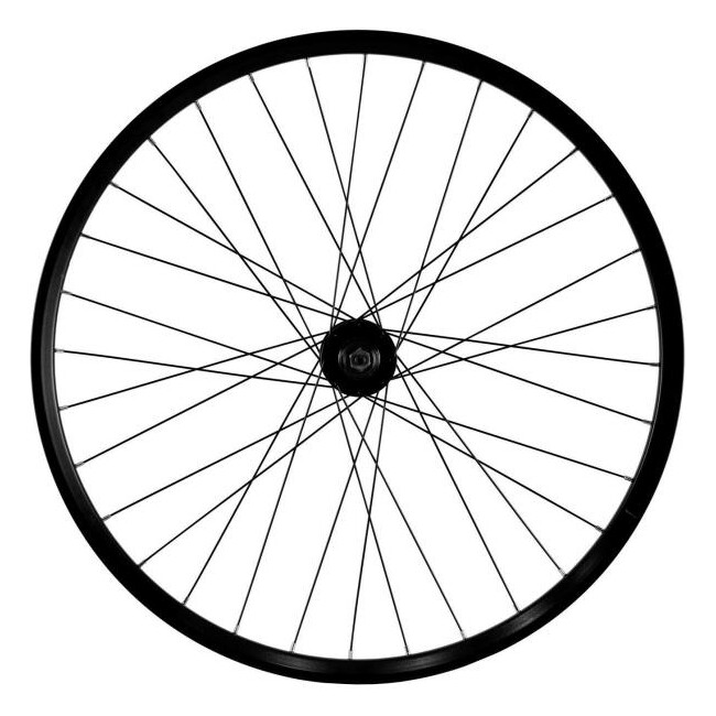 Roata Fata Bicicleta Cerurim Taurus, Janta Dubla, 559X21, 26 inch, Negru