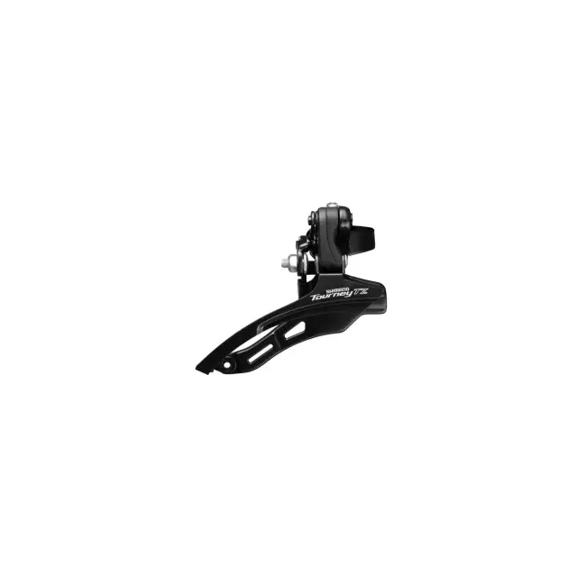 Schimbator fata 3x6/7 viteze Shimano AFDTZ500DSTM6, 42T, Top pull, Down swing, negru