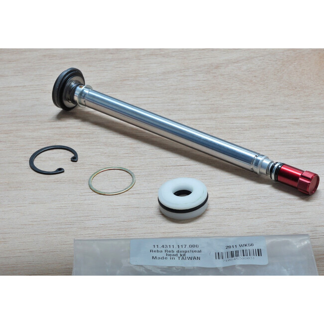2005-08 Reba Rebound Damper, Seal Head Kit - Silver-Black