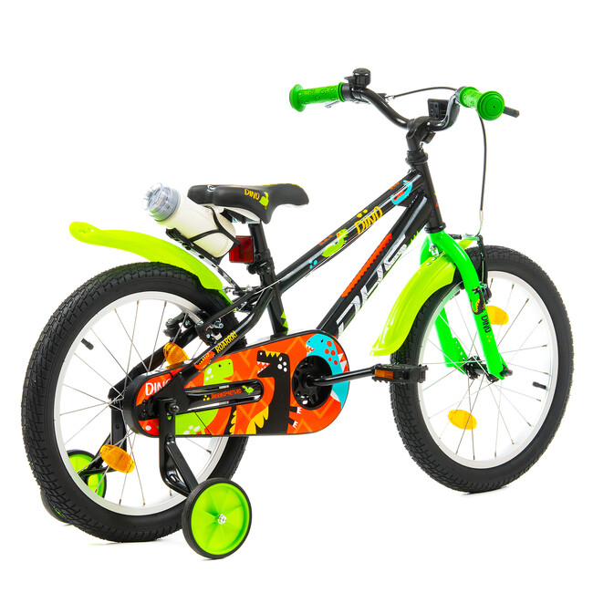 Bicicleta Copii DHS Dino - 18 Inch, Negru