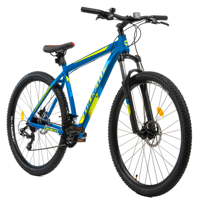 Bicicleta MTB Colinelli COL25, Marimea M, 29 inch, Albastru, Schimbator Shimano ST-EF500 EZ-FIRE PLUS, 24 Viteze, Cadru Aluminiu, Frane pe Disc