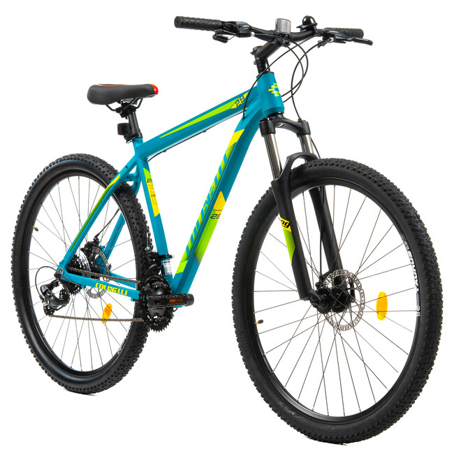 Bicicleta MTB Colinelli COL25, Marimea M, 29 inch, Verde, Schimbator Shimano ST-EF500 EZ-FIRE PLUS, 24 Viteze, Cadru Aluminiu, Frane pe Disc