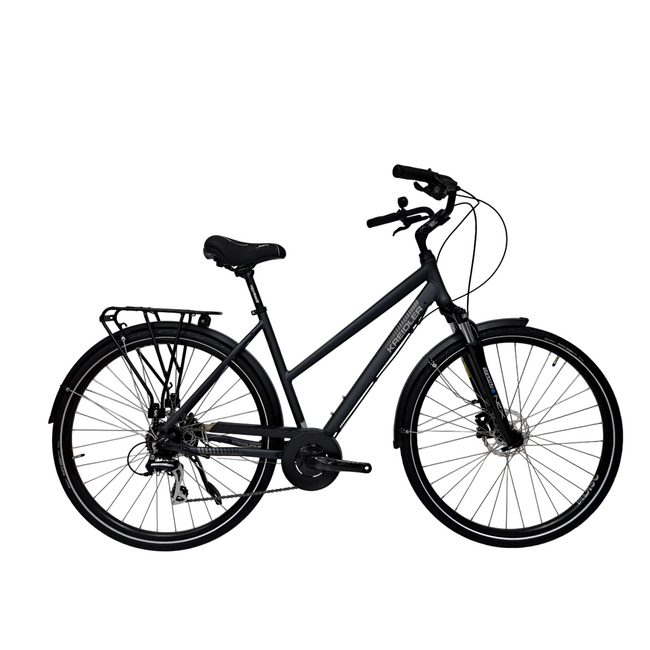 Bicicleta Trekking Kreidler LD - 28 Inch, M, Negru