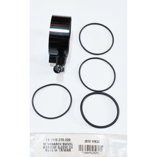 10 Monarch Swivel Air Valve, Sleeve Da - Black