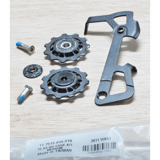 2010 X9 Rear Derailleur Cage Kit Medium - Silver