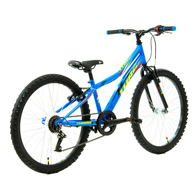 Bicicleta Copii DHS Turbo - 24 Inch, Albastru