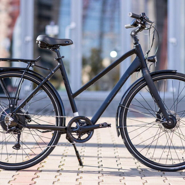 Bicicleta electrica Prophete 52581B - 28 inch, L, Negru
