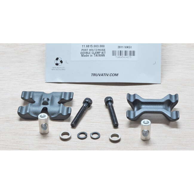 Kit Prindere Post Double Clamp, Gri
