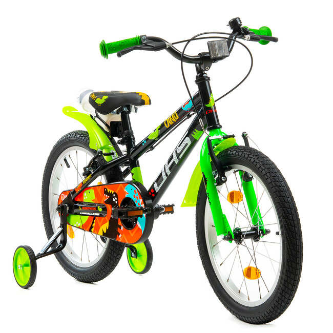 Bicicleta Copii DHS Dino - 18 Inch, Negru