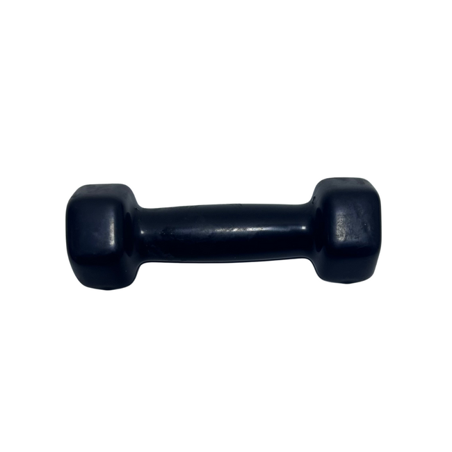 Gantera Vinil Aerobic - 2 Kg, Negru