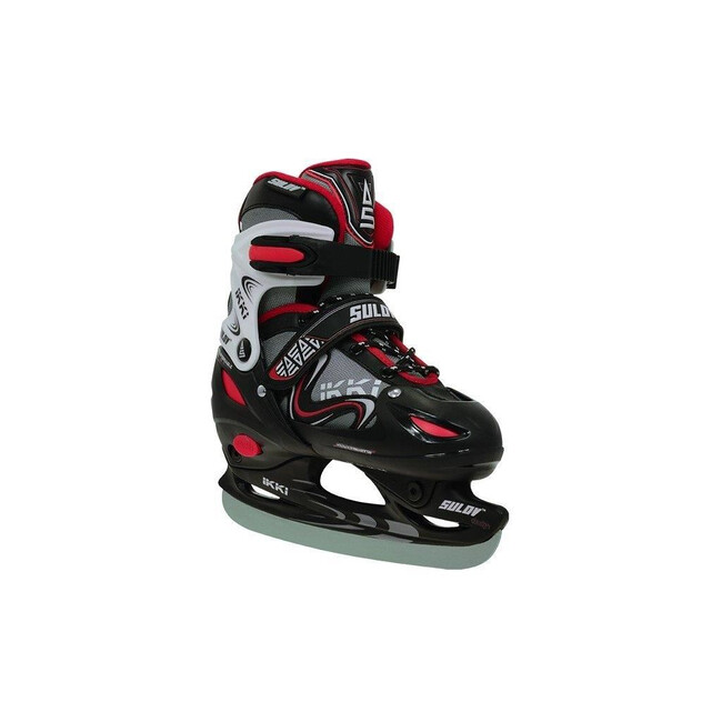 Role Copii, Reglabile 2 In 1 Ikki Boy, S, 31-34, Negru-Rosu