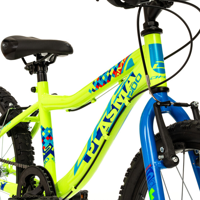 Bicicleta Copii DHS Plasma - 20 Inch, Galben