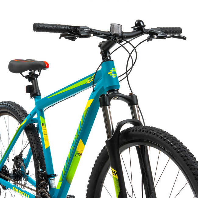 Bicicleta MTB Colinelli COL25, Marimea M, 29 inch, Verde, Schimbator Shimano ST-EF500 EZ-FIRE PLUS, 24 Viteze, Cadru Aluminiu, Frane pe Disc