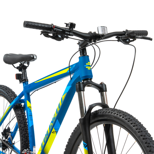 Bicicleta MTB Colinelli COL27, Marimea M, 29 inch, Albastru, Schimbator Shimano Altus, 24 Viteze, Cadru Aluminiu, Frane pe Disc