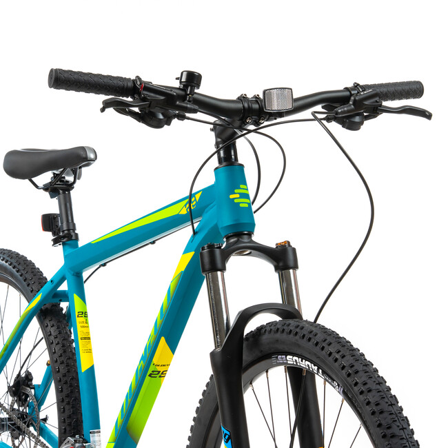 Bicicleta MTB Colinelli COL27, Marimea M, 29 inch, Verde, Schimbator Shimano Altus, 24 Viteze, Cadru Aluminiu, Frane pe Disc