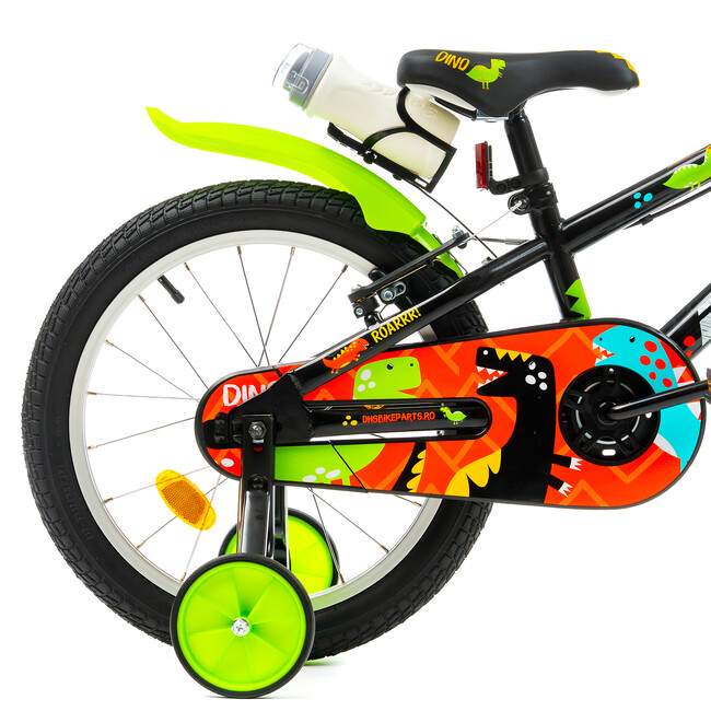 Bicicleta Copii DHS Dino - 18 Inch, Negru