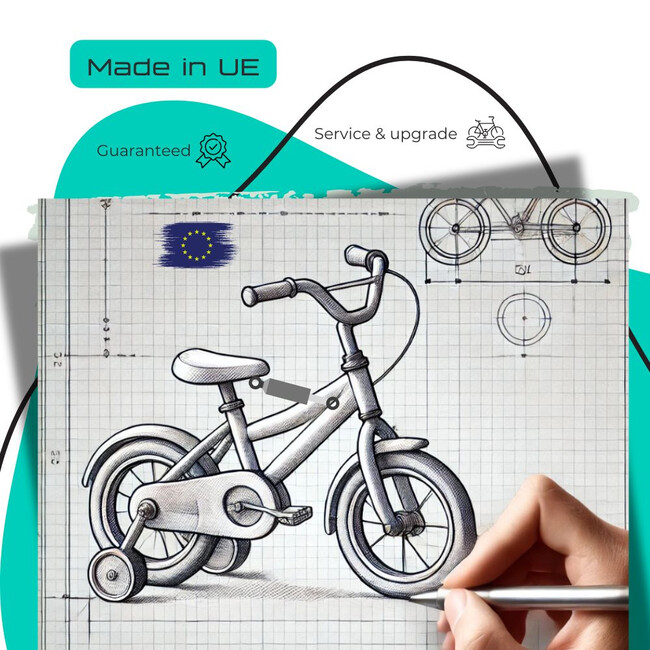 Bicicleta Copii DHS Plasma - 20 Inch, Albastru