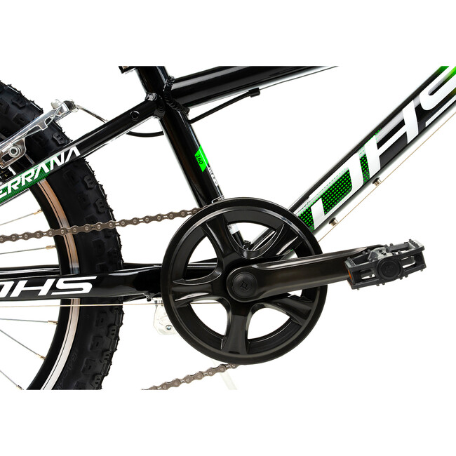 Bicicleta Copii Dhs Terrana 2023 - 20 Inch, Negru/Verde