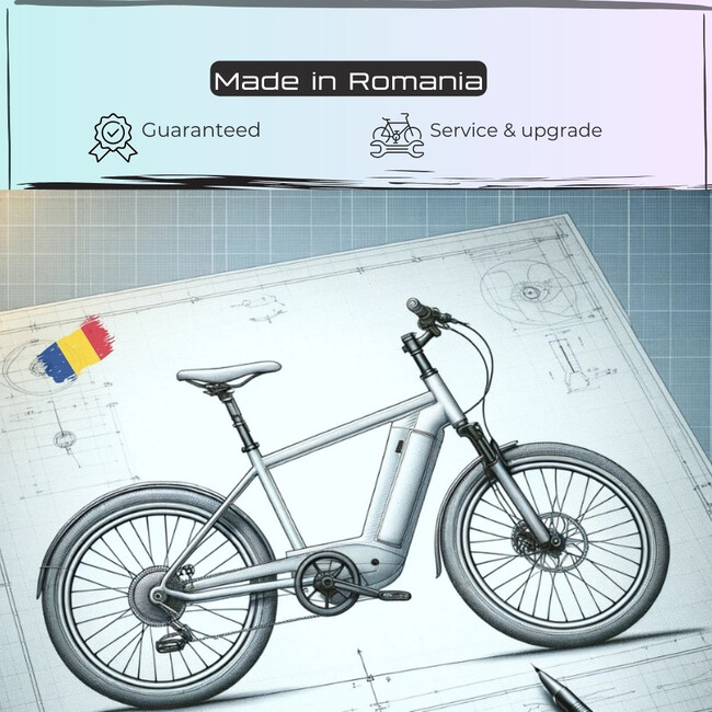 Bicicleta Electrica Corwin 28426 - 28 Inch, motor central, L, Albastru