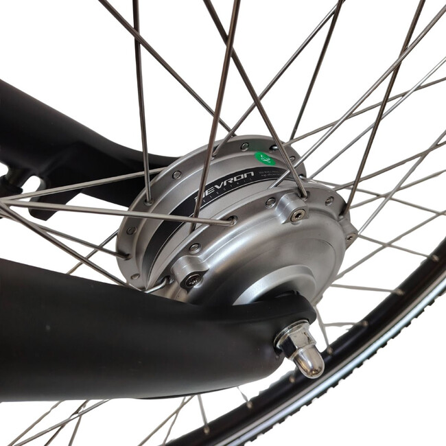 Bicicleta electrica Devron 28220 - 28 inch, M, Negru
