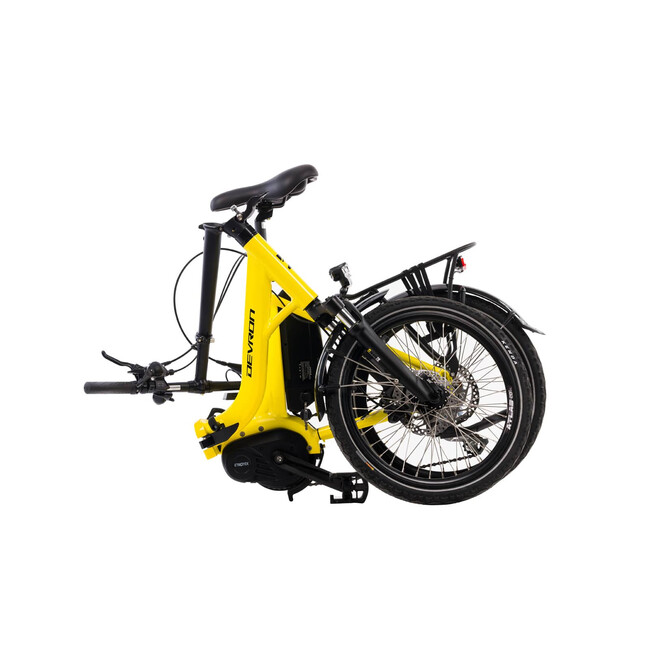 Bicicleta Electrica Pliabila Devron 20126 - 20 Inch, M, Galben
