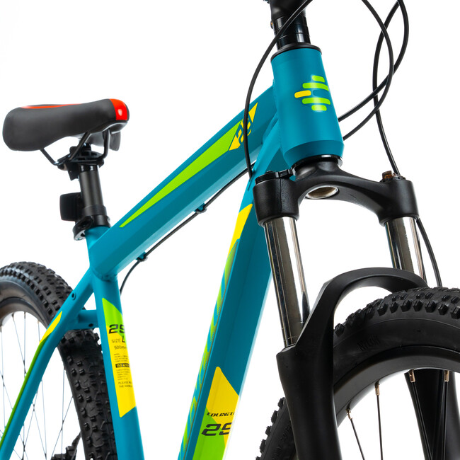 Bicicleta MTB Colinelli COL25, Marimea M, 29 inch, Verde, Schimbator Shimano ST-EF500 EZ-FIRE PLUS, 24 Viteze, Cadru Aluminiu, Frane pe Disc