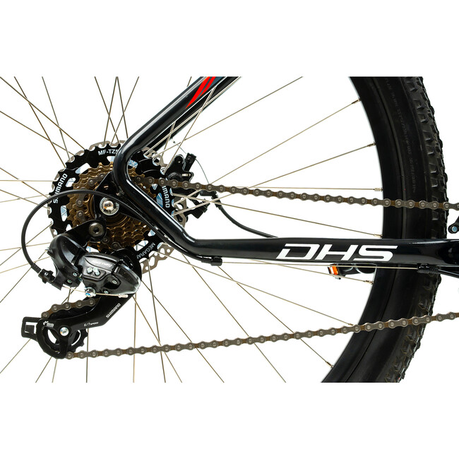 Bicicleta Mtb Dhs 2905 - 29 inch, M, Negru-Rosu