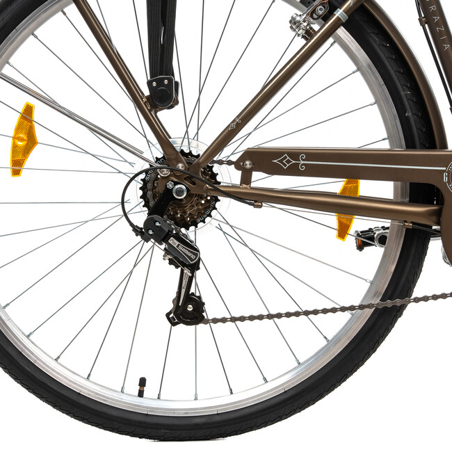 Bicicleta Oras Devron Grazia 6s Retro - 28 Inch, L, Maro