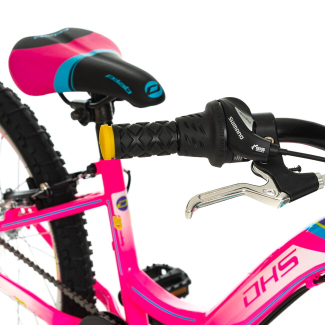 Bicicleta Copii DHS Modesty - 20 Inch, Roz