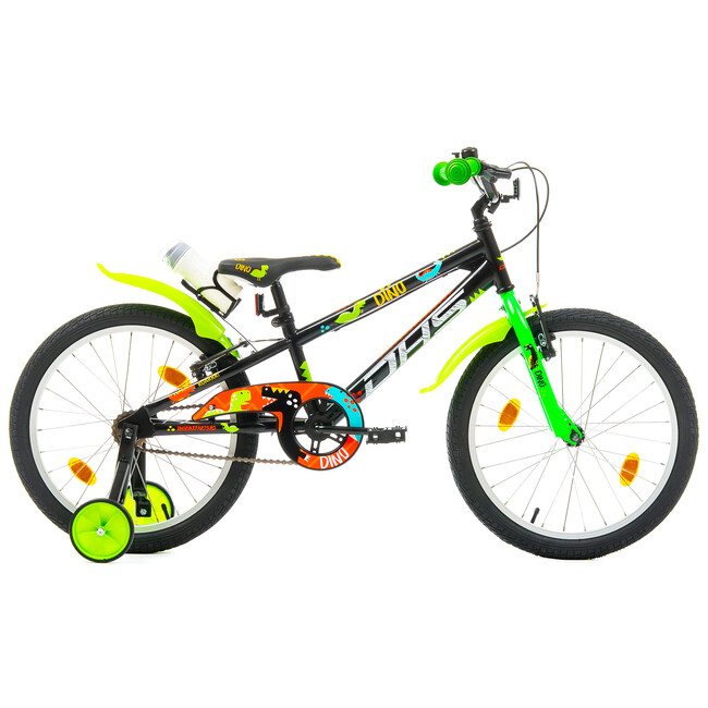 Bicicleta Copii DHS Dino - 20 Inch, Negru