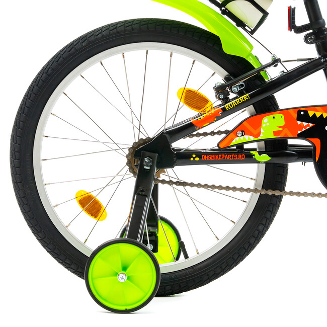 Bicicleta Copii DHS Dino - 20 Inch, Negru