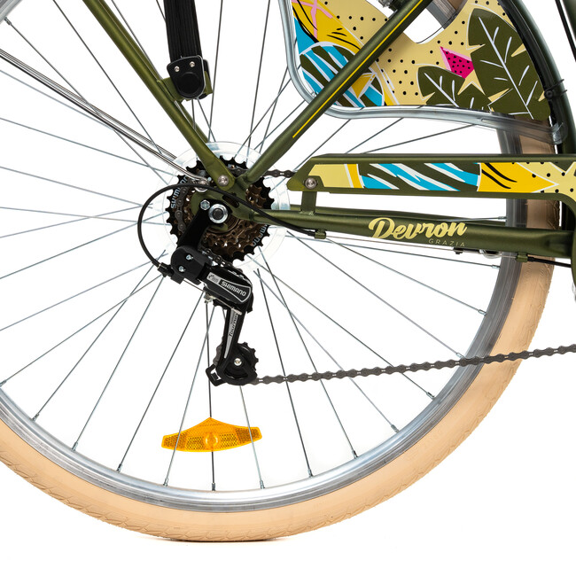 Bicicleta Oras Devron Grazia 6S - 28 Inch, L, Verde