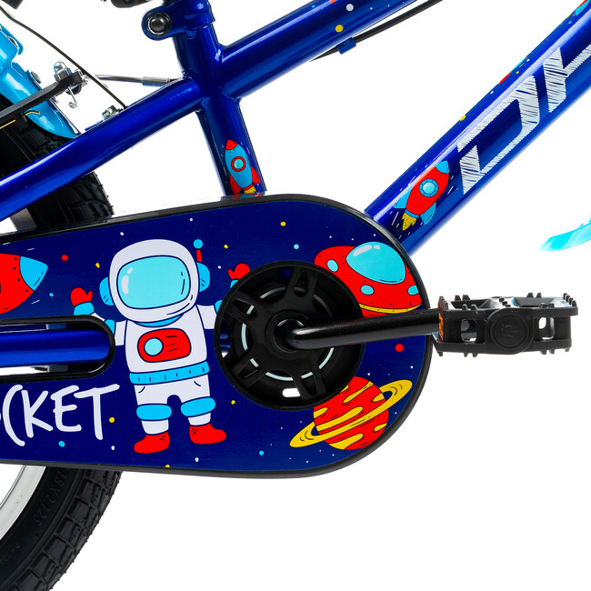 Bicicleta Copii DHS Rocket - 18 Inch, Albastru