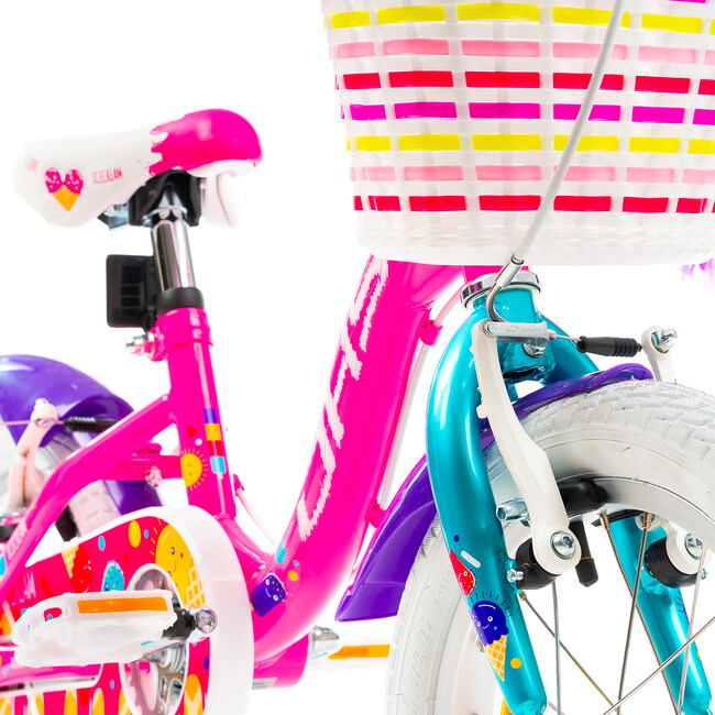 Bicicleta Copii DHS Icecream - 16 Inch, Roz