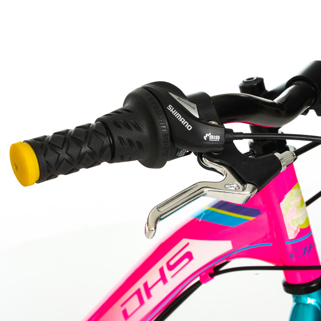 Bicicleta Copii DHS Modesty - 24 Inch, Roz