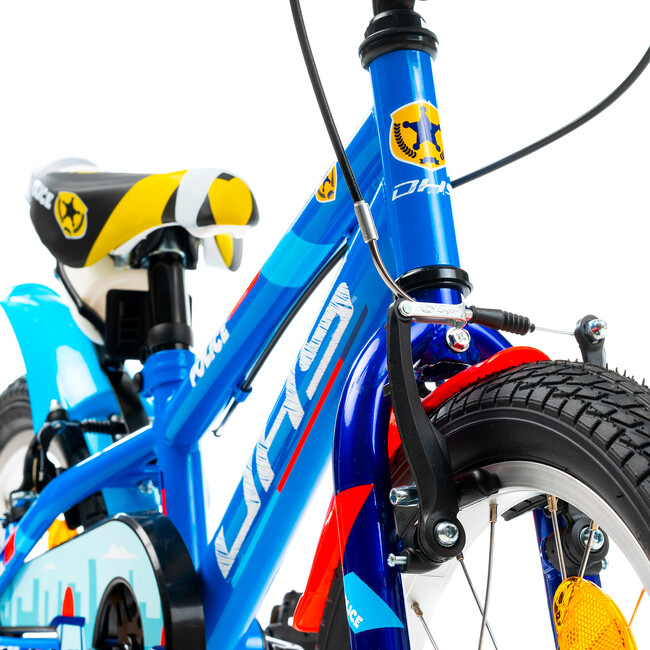 Bicicleta Copii DHS Police - 16 Inch, Albastru
