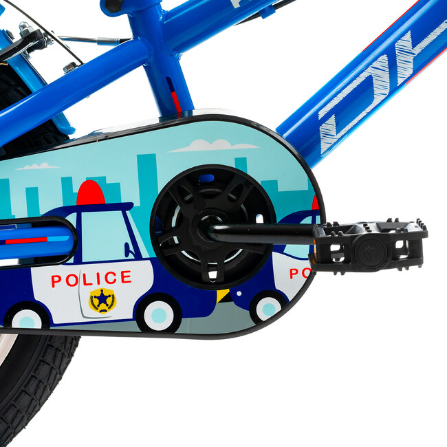 Bicicleta Copii DHS Police - 16 Inch, Albastru