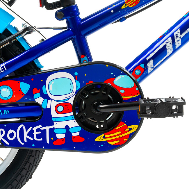 Bicicleta Copii DHS Rocket - 16 Inch, Albastru