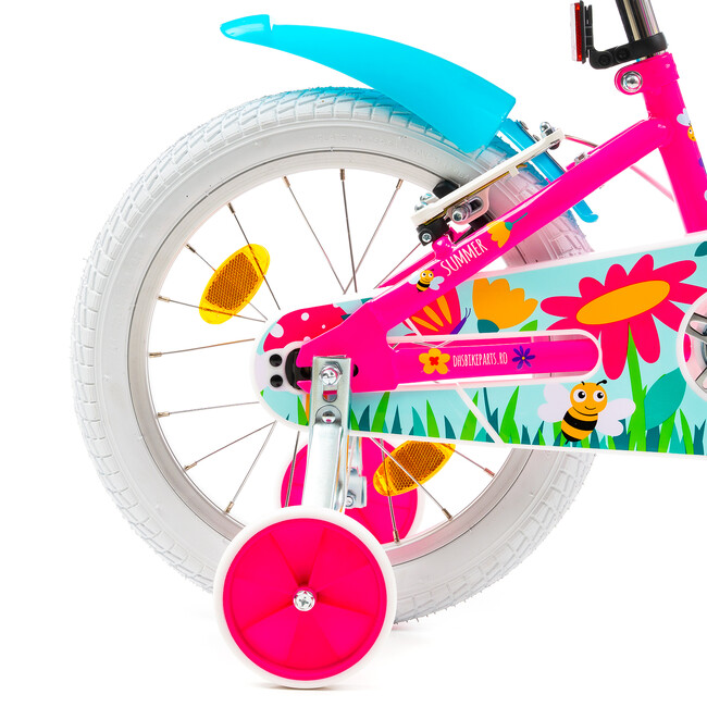 Bicicleta Copii DHS Summer - 16 Inch, Roz