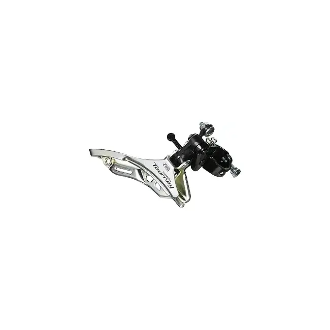Schimbator fata 3x6/7 viteze Shimano Tourney AFDTY300DSDM6, rutare inferioara, 42T argintiu